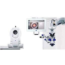 Surgical microscope OPMI LUMERA700 Surgical support system CALLISTO eye