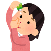 ICL手術前後での市販点眼薬の使用についての画像